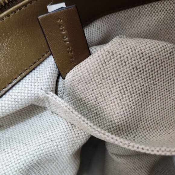 Chloe Camera Bag in Shiny Leather Color Dark Khaki - Picture 11 of 11